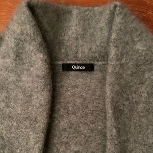Quince Gray Women's Sweater Cardigan